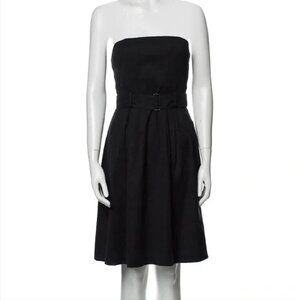 Theory Strapless Black Dress NWOT